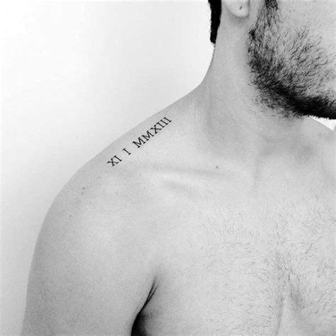 minimalist collar bone tattoos men|cool clavicle tattoos for men.